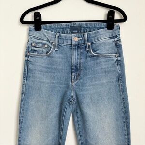 MOTHER Blue Skinny Jeans with Stretch Fit